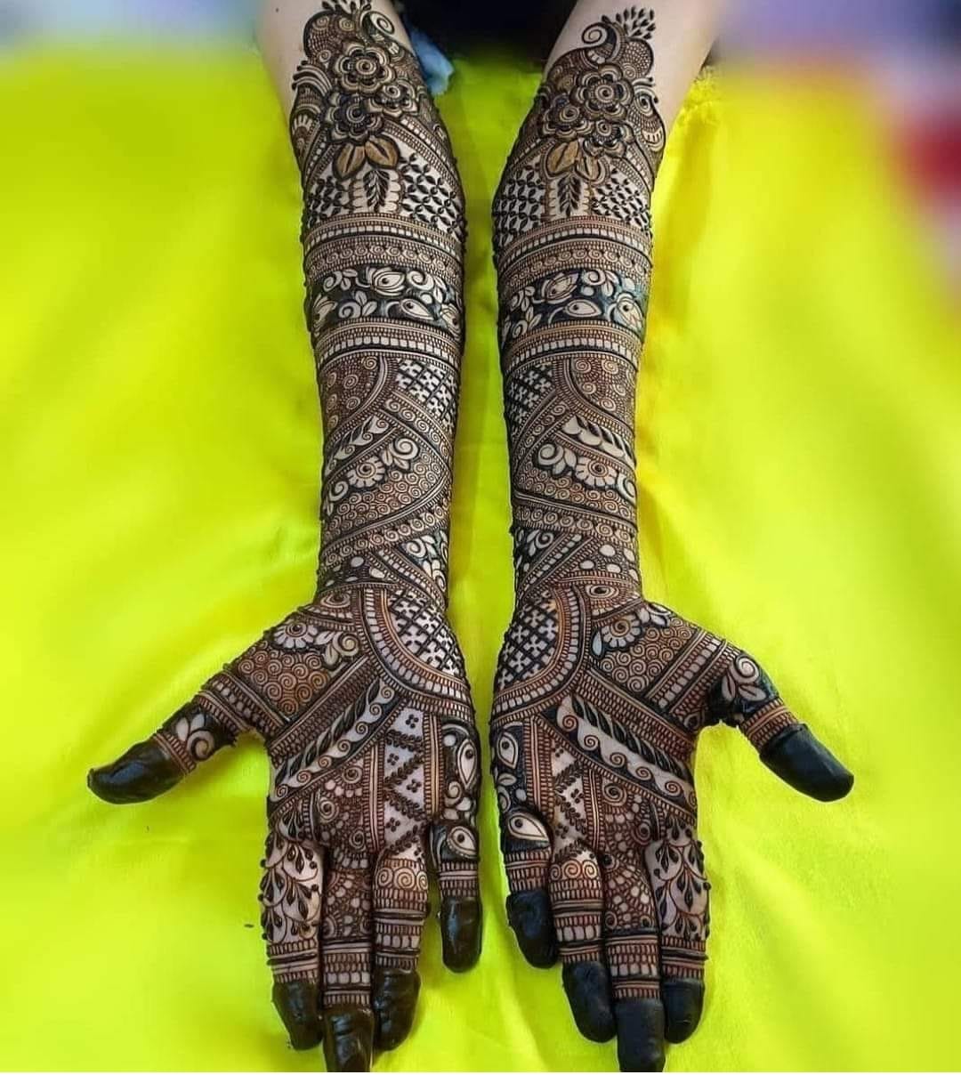 100+ Best Bridal Mehendi Designs for 2024 Archives - Wedding Banquets Blogs